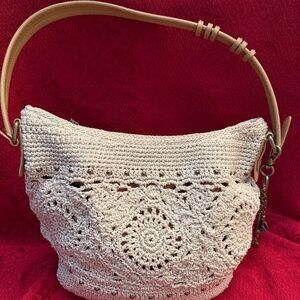 The Sak Sequoia Crochet Hobo Ivory Handbag